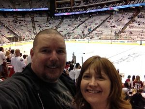 John and Chris in Phoenix for game 1