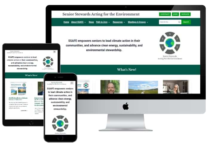 SSAFE screenshots on different devices