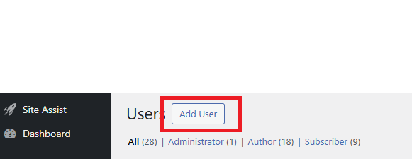 wp add user
